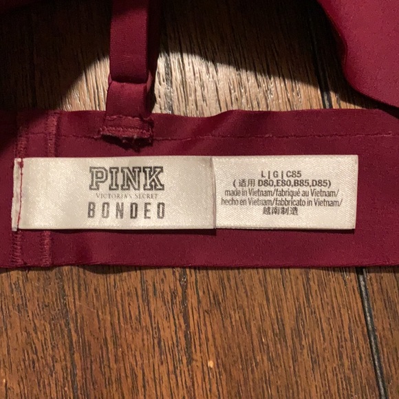 PINK by Victoria’s Secret Bonded Scallop Edge Plunge Front Bra - Picture 6 of 9